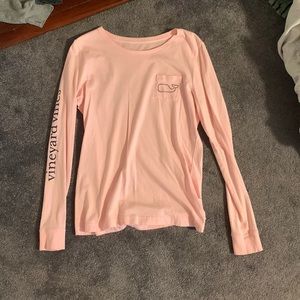 Vineyard vine pink long sleeve